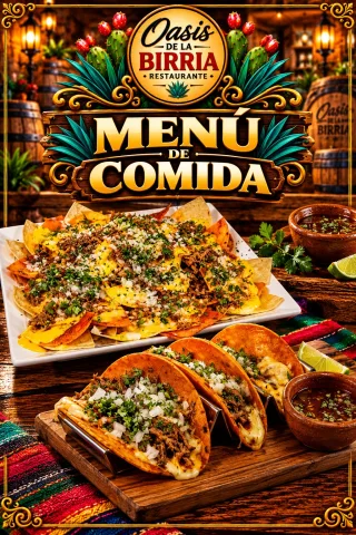 Menú de comida