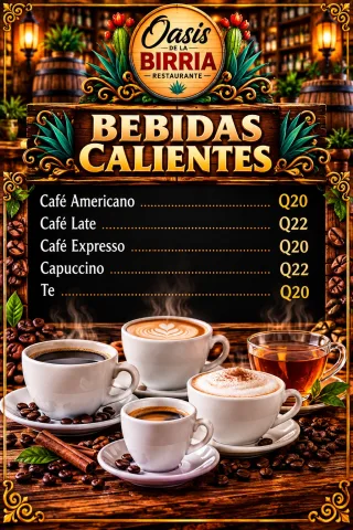 Bebidas calientes