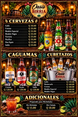 Cervezas, caguamas y cubetazos